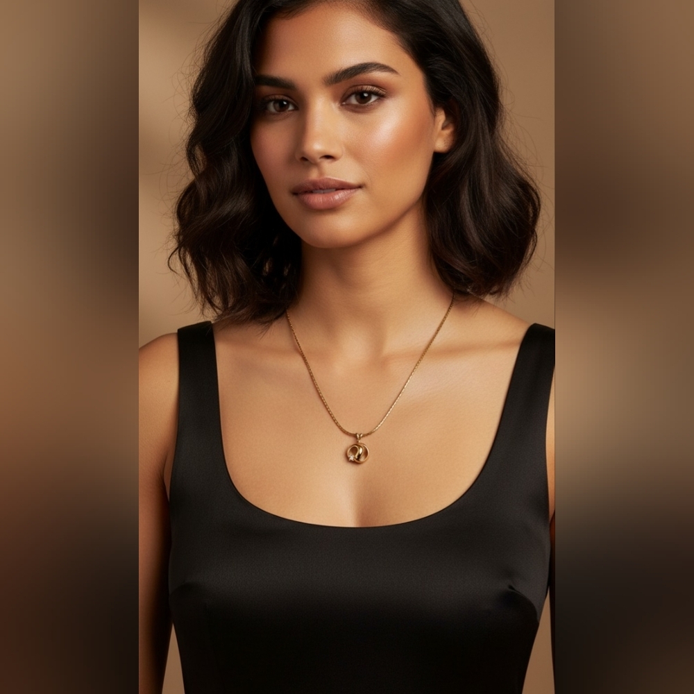 Givenchy Infinity Necklace 18k Gold Plated